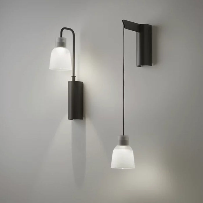 Bover Drip A/01 1-lt 15" Tall LED Wall lamp-Frosted Glass
