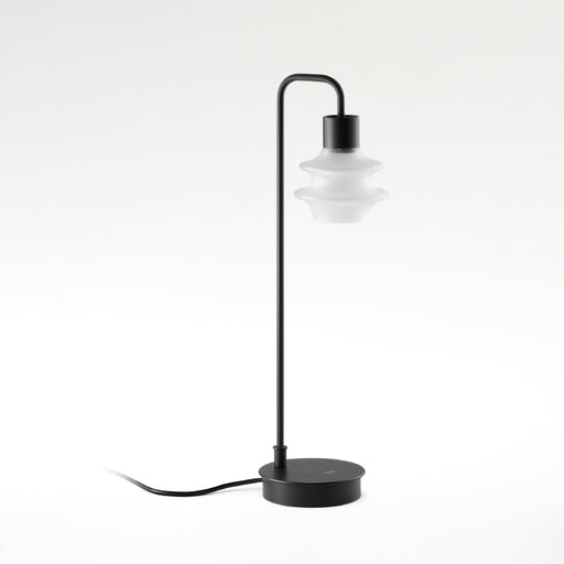 Bover Drop M/50 1-lt 20" Tall LED Table lamp, Cord Switch-Frosted Glass