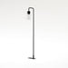 Bover Drop M/70 1-lt 28" Tall LED Table lamp-Transparent Glass
