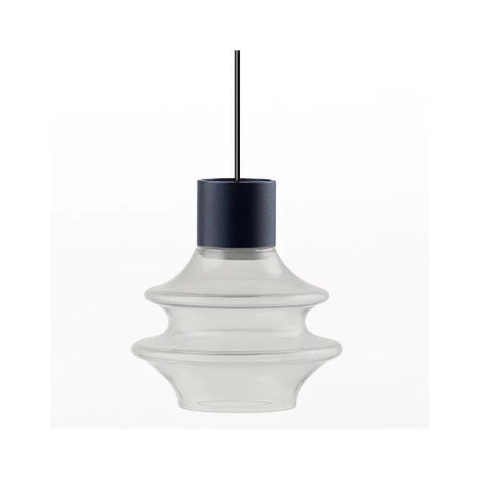 Bover Drop S/01L 1-lt 4" LED Pendant-Transparent Glass