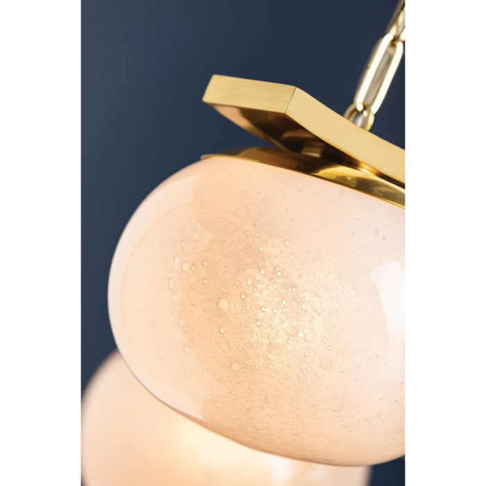 Hudson Valley 2107 Duxbury 7-lt 44" Chandelier - Aged Brass