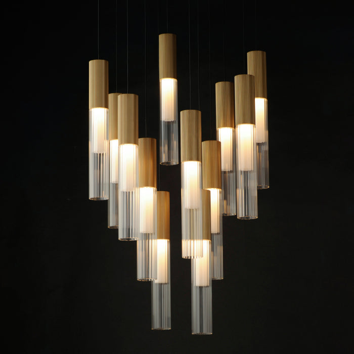 ET2 E11019 Reeds 12-lt 23" LED Pendant