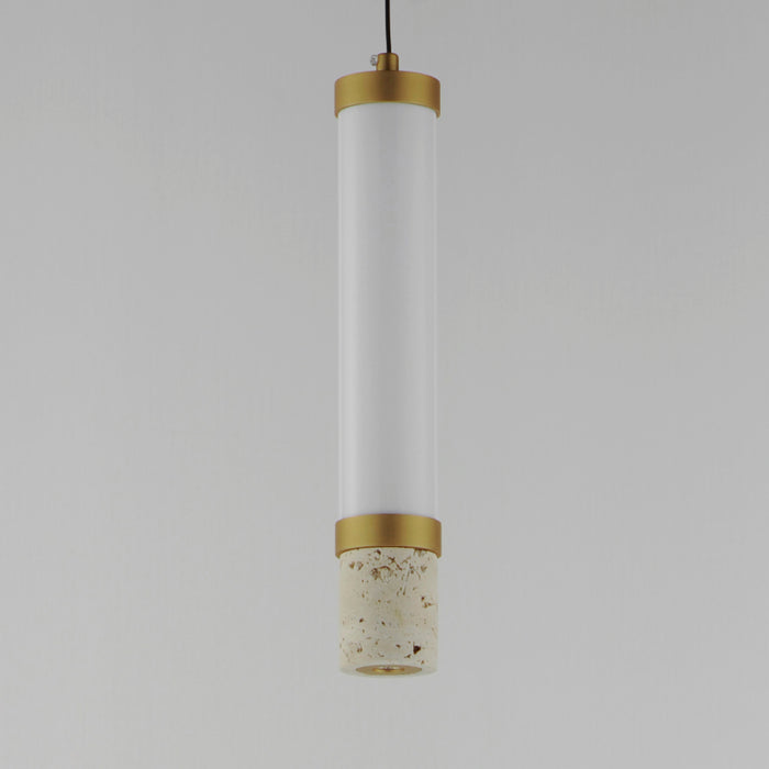 ET2 E11051 Travertine 1-lt 3" LED Pendant