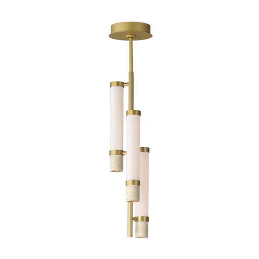 ET2 E11053 Travertine 3-lt 8" LED Pendant
