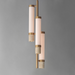 ET2 E11053 Travertine 3-lt 8" LED Pendant