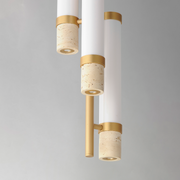 ET2 E11053 Travertine 3-lt 8" LED Pendant