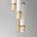 ET2 E11053 Travertine 3-lt 8" LED Pendant