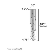 ET2 E11070 Pebble 35-lt 36" LED Pendant