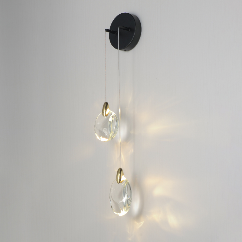 ET2 E11072 Pebble 2-lt 24" Tall LED Wall Sconce