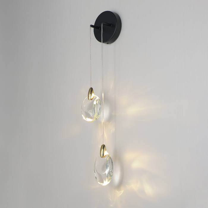 ET2 E11072 Pebble 2-lt 24" Tall LED Wall Sconce