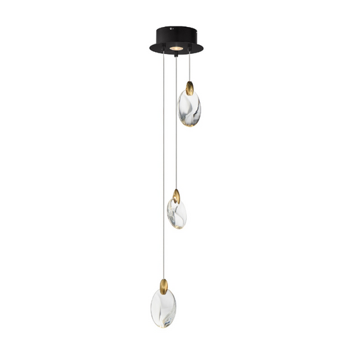 ET2 E11073 Pebble 3-lt 8" LED Pendant, CCT Selectable