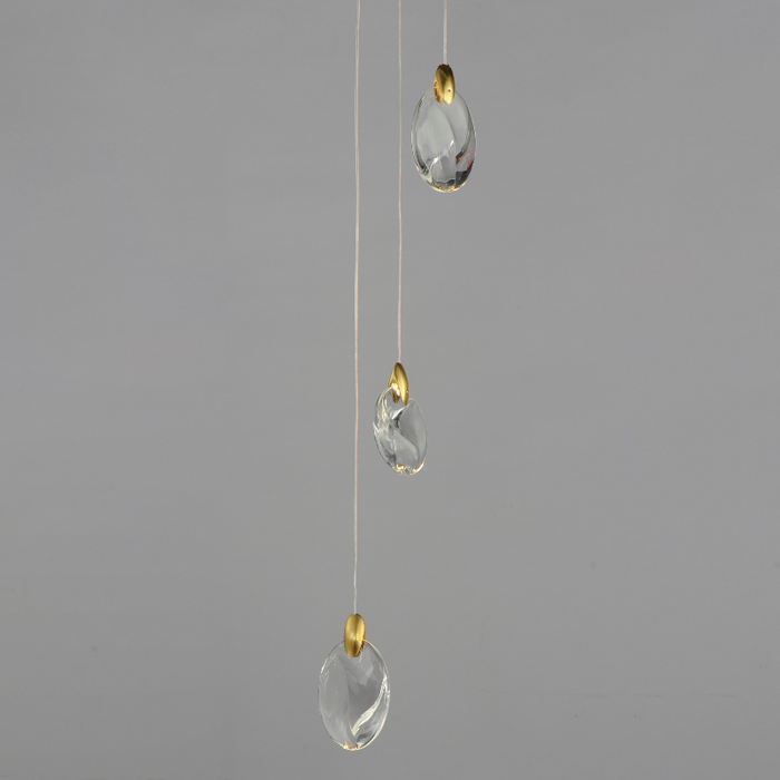ET2 E11073 Pebble 3-lt 8" LED Pendant, CCT Selectable