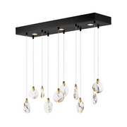 ET2 E11076 Pebble 10-lt 36" LED Pendant, CCT Selectable