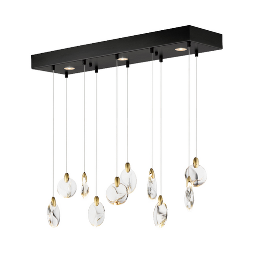 ET2 E11076 Pebble 10-lt 36" LED Pendant, CCT Selectable