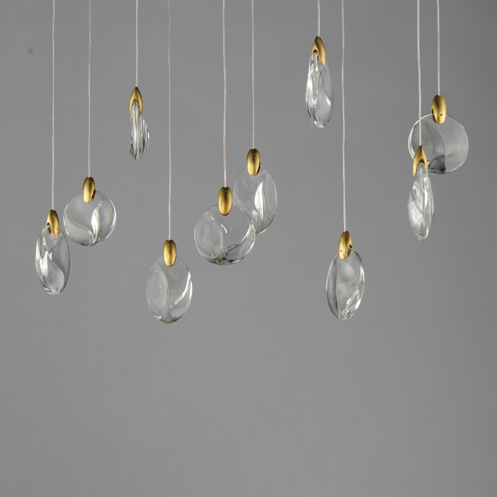 ET2 E11076 Pebble 10-lt 36" LED Pendant, CCT Selectable