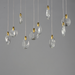 ET2 E11076 Pebble 10-lt 36" LED Pendant, CCT Selectable