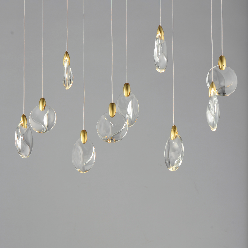 ET2 E11076 Pebble 10-lt 36" LED Pendant, CCT Selectable