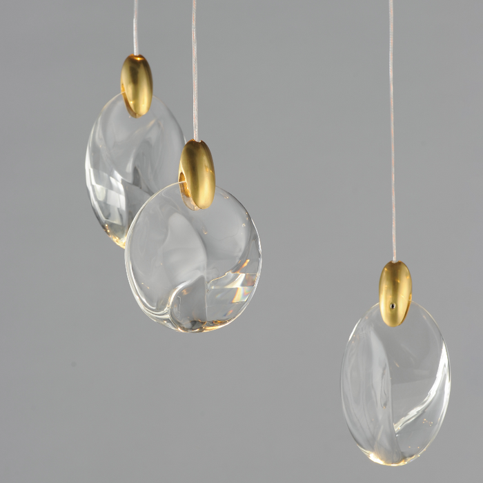 ET2 E11076 Pebble 10-lt 36" LED Pendant, CCT Selectable