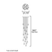 ET2 E11079 Pebble 18-lt 22" LED Pendant, CCT Selectable