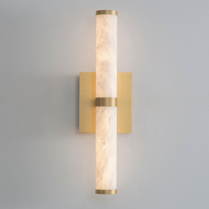ET2 E11201 Aragon 2-lt 17" Tall LED Bath Vanity