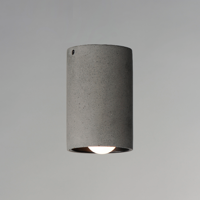 ET2 E14370 Pilar 1-lt 5" LED Flush Mount - Greystone