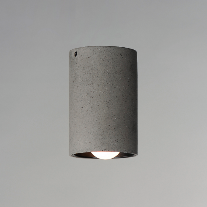 ET2 E14370 Pilar 1-lt 5" LED Flush Mount - Greystone