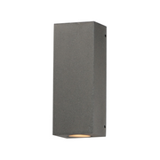 ET2 E14374 Pilar 2-lt 13" Tall LED Outdoor Wall Sconce - Greystone