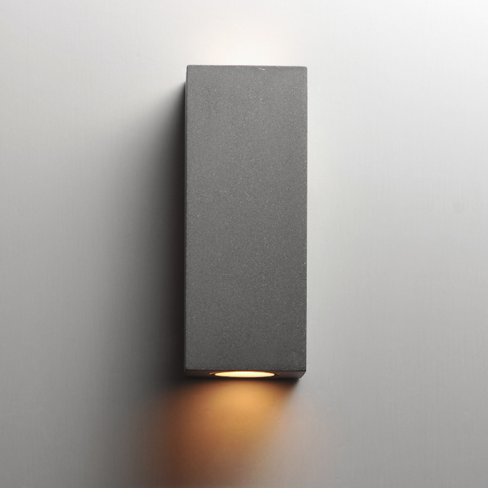 ET2 E14374 Pilar 2-lt 13" Tall LED Outdoor Wall Sconce - Greystone