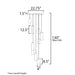 ET2 E21189 Highball 9-lt 23" LED Pendant