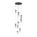 ET2 E21189 Highball 9-lt 23" LED Pendant-Graduating Smoke Glass