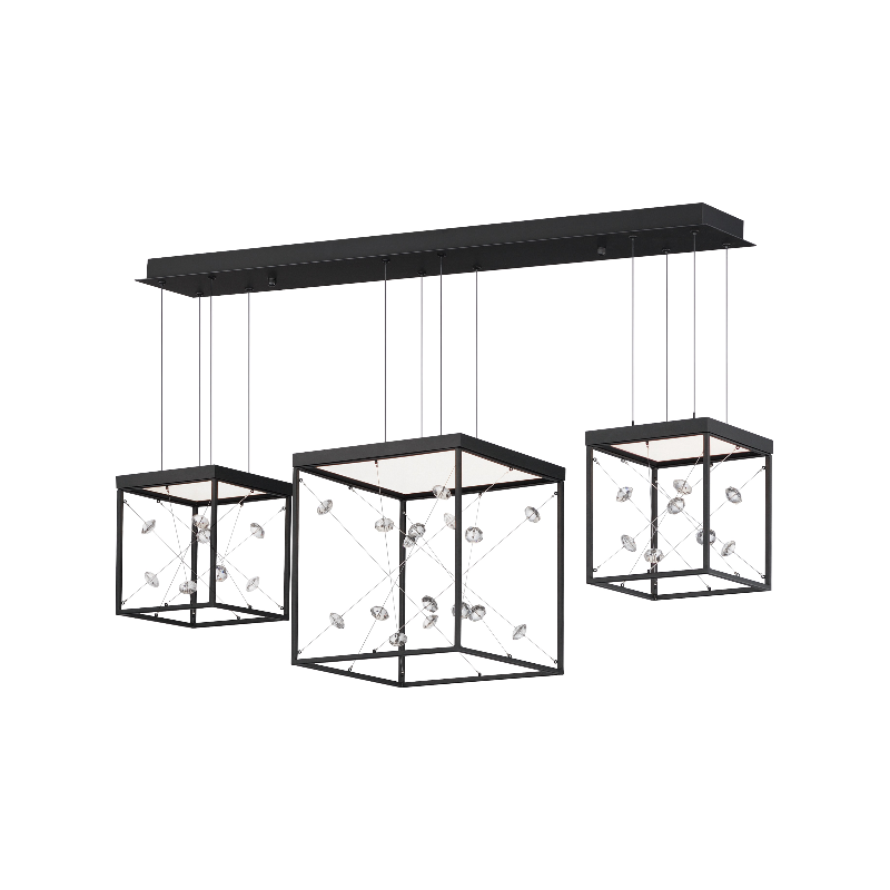 ET2 E21253 Entanglement 3-lt 42" LED Pendant, 3CCT Selectable