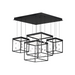 ET2 E21254 Entanglement 4-lt 28" LED Pendant, 3CCT Selectable