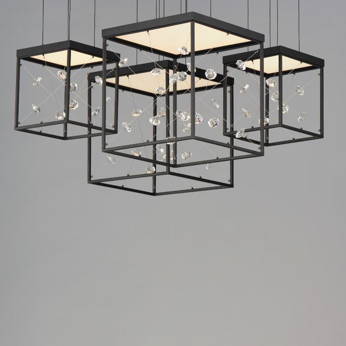 ET2 E21254 Entanglement 4-lt 28" LED Pendant, 3CCT Selectable