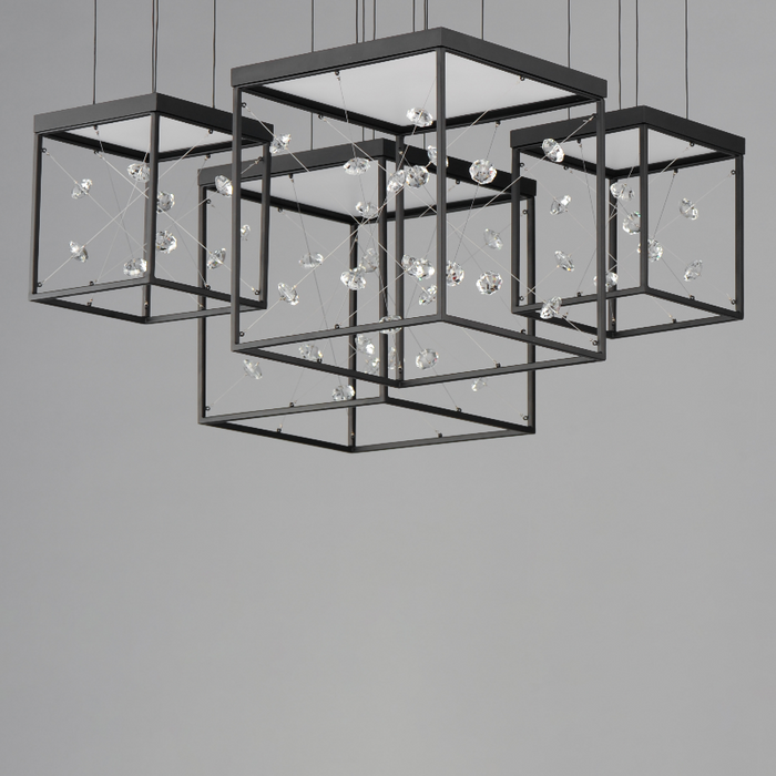 ET2 E21254 Entanglement 4-lt 28" LED Pendant, 3CCT Selectable