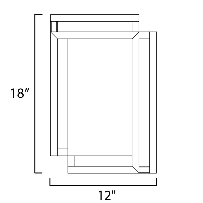 ET2 E21269 Penrose 1-lt 18" Tall LED Wall Sconce