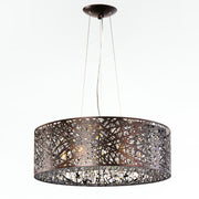 ET2 E21308-10 Inca 9-lt 24"LED Pendant - Bronze