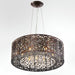 ET2 E21308-10 Inca 9-lt 24"LED Pendant - Bronze