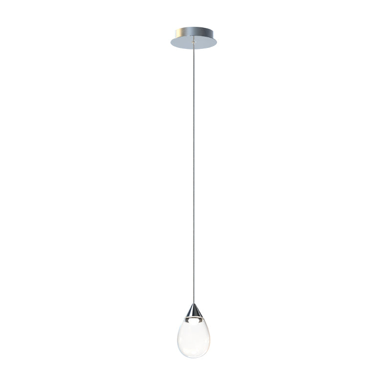 ET2 E21561 Dewdrop 1-lt 4" LED Pendant-Polished Chrome