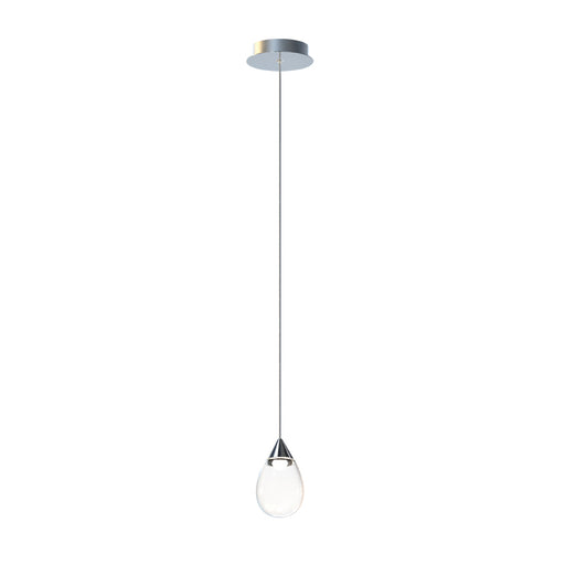 ET2 E21561 Dewdrop 1-lt 4" LED Pendant-Polished Chrome