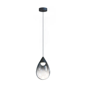 ET2 E21562 Dewdrop 10-lt 8" LED Pendant-Black