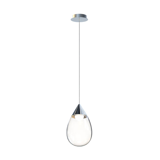ET2 E21562 Dewdrop 10-lt 8" LED Pendant-Polished Chrome