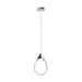 ET2 E21562 Dewdrop 10-lt 8" LED Pendant-Polished Chrome