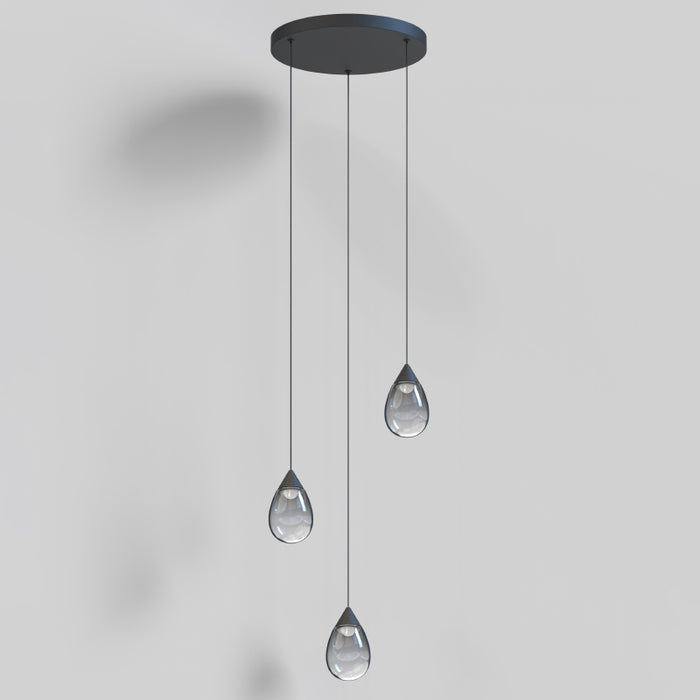 ET2 E21563 Dewdrop 3-lt 15" LED Pendant