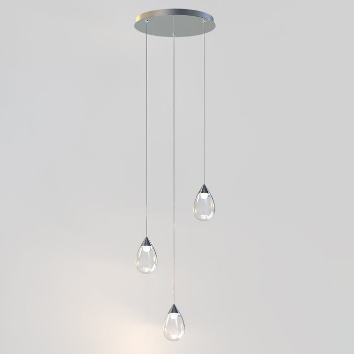 ET2 E21563 Dewdrop 3-lt 15" LED Pendant