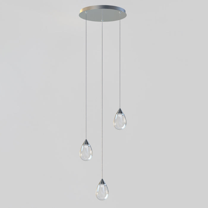 ET2 E21563 Dewdrop 3-lt 15" LED Pendant