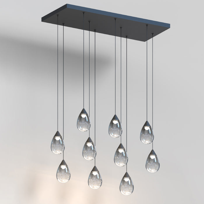ET2 E21566 Dewdrop 10-lt 31" LED Pendant