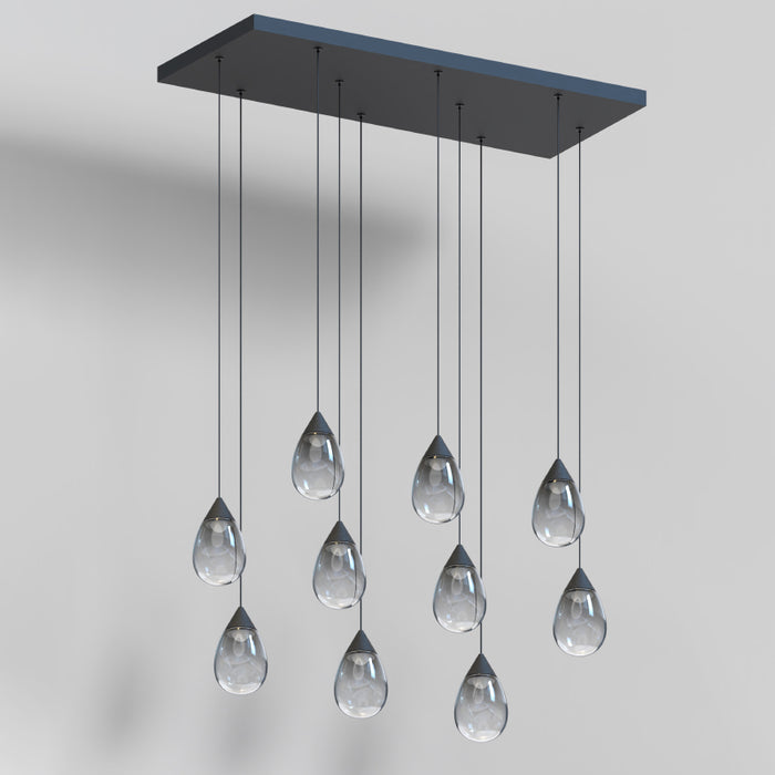 ET2 E21566 Dewdrop 10-lt 31" LED Pendant