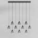 ET2 E21566 Dewdrop 10-lt 31" LED Pendant