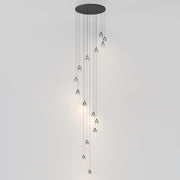 ET2 E21569 Dewdrop 10-lt 34" LED Pendant