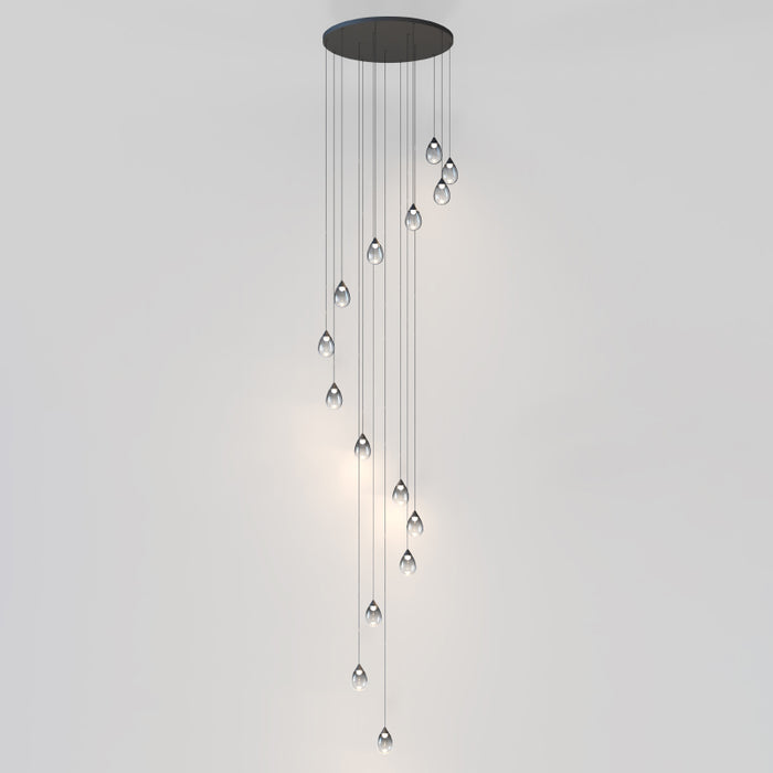 ET2 E21569 Dewdrop 10-lt 34" LED Pendant